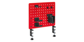Powerton Pegboard upínací na stůl, červený, herní