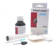 Plnící sada pro cartridge CANON CL-41, CL--51 CYAN (50ml)