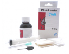 Plnící sada pro cartridge CANON CL-41, CL--51 CYAN (50ml)