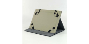 Obal na tablet 9.7" a 10.1", Scene, černý z polyester/mikro vlákna,