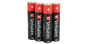  Verbatim baterie alkalická, AAA (LR03), AAA, 1.5V, blistr, 4-pack, 49920