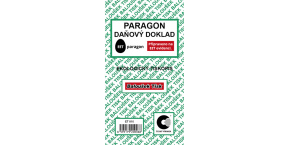 Paragon daňový doklad obyčejný ET010 80x150mm 50 listů bez propisu s DPH