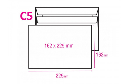 Obálka C5 samolepící 1000ks