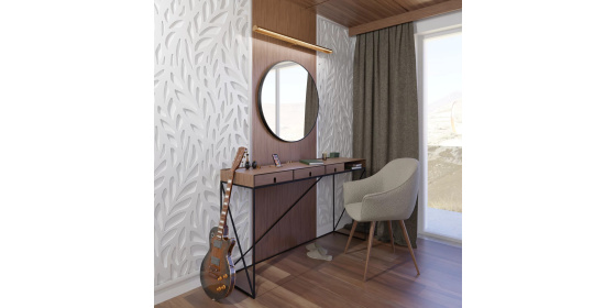 Zrcadlo kulaté LOFT, Ø 110cm ,v rámu z broušeného hliníku