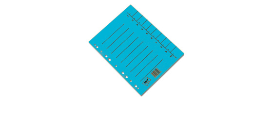 Rozlišovač A4 odstřihávací modrý 10ks