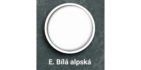 Barva lemování: BÍLÁ ALPSKÁ