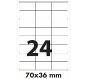 Etikety samolepící 70x36mm 100archů 