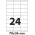 Etikety samolepící 70x36mm 100archů 