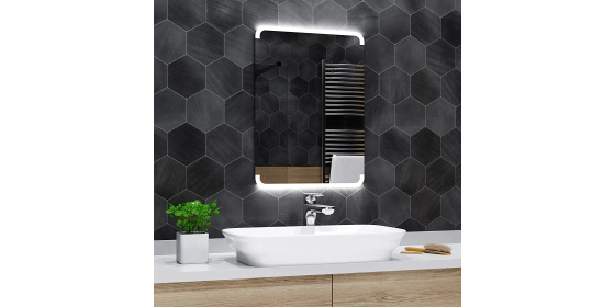 Koupelnové zrcadlo 60x80cm ASSEN s led podsvícením