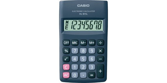Kalulačka CASIO HL 815L BK (černá) CASIO 
