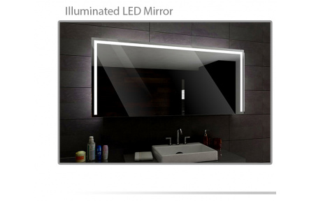 Koupelnové zrcadlo s LED podsvětlením 90x70cm SYDNEY