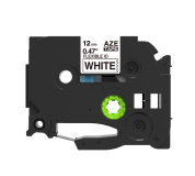 Páska Brother TZ-FX231/TZe-FX231, 12mm x 8m, flexi, černý tisk/bílý podklad kompatibilní