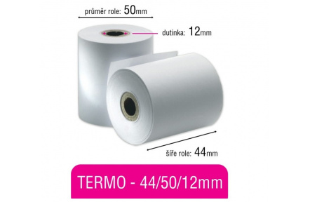 Pokladní kotouček TERMO 44/50/12mm