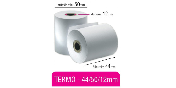 Pokladní kotouček TERMO 44/50/12mm