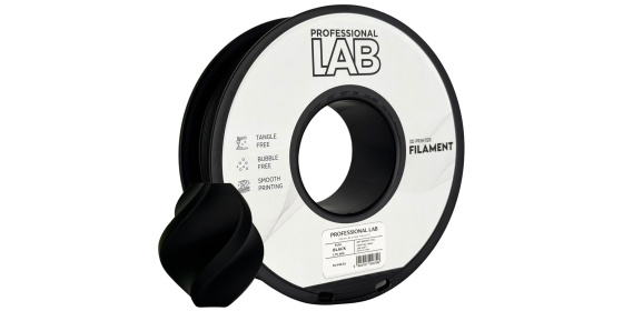 Professional Lab Filament PLA+ černá 1.75mm 1kg