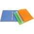 Pořadač PP OPALINE transparent A4 4kroužky oranžový 
