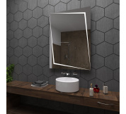 Koupelnové zrcadlo s LED podsvětlením 60x80 cm BERLIN