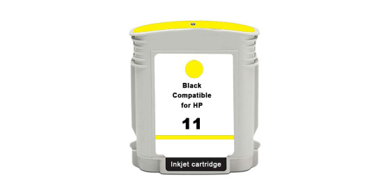 HP C4838 č.11 žlutá,100% NEW kompatibilní, 28ml,  C 4838,Print IT C4838, č.11, žlutá 