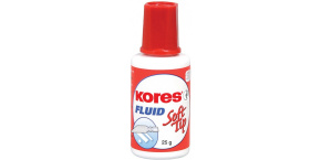 Opravný lak Kores Fluid Soft Tip 25ml s houbičkou