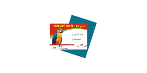 Barevné papíry A4 80g 100ls světle modré
