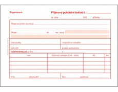 Příjmový pokladní doklad i pro podvojné účetníctví samopropisoavcí PT030