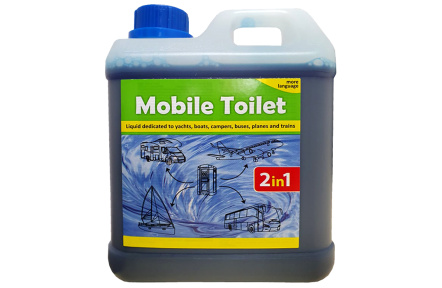 AgaChem Chemie pro mobilní a suché toalety 2v1 2l pro chemická WC