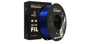 Smart Print Filament PETG transparentní modrá 1.75mm 1kg