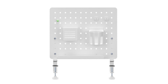 Powerton Pegboard upínací na stůl šedý, ocel, DIY