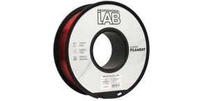 Professional LAB Filament PETG transparentní červená 1.75mm 1kg