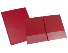 Desky SPORO spodní kapsy červená A4 desky plastové