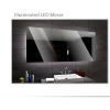 Koupelnové zrcadlo s LED podsvětlením 87x80 cm DUBAI
