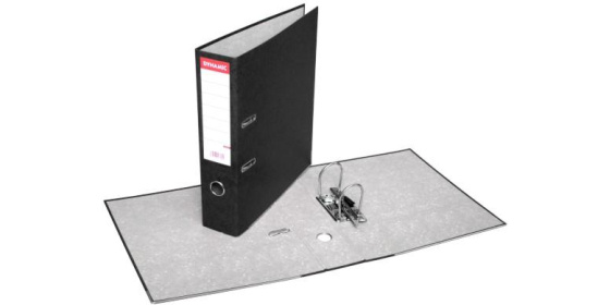 Pořadač pákový A4 PREŠPAN 8cm černý 
