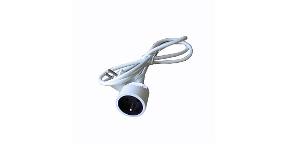 Prodlužovací síťový kabel 230V prodlužovací, CEE7 (vidlice) - zásuvka, 5m, VDE approved, bílá
