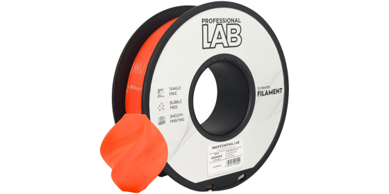 Professional Lab Filament PETG oranžová 1.75mm 1kg