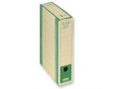 Archivační box  HIT Board natur A4 330x260x75mm zelená , archivační krabice