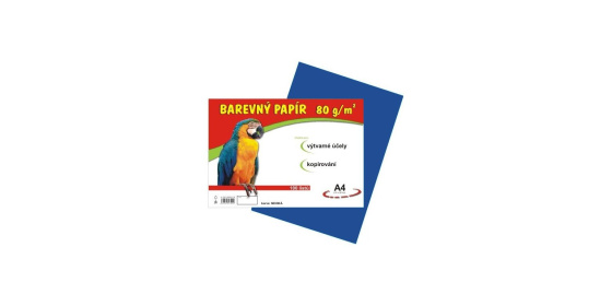 Barevné papíry A4 80g 100ls modré