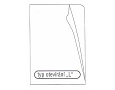 Obal na doklady A4 "L" čirý PVC 150my extra silný