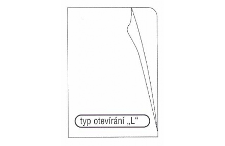 Obal na doklady A4 "L" čirý PVC 150my extra silný