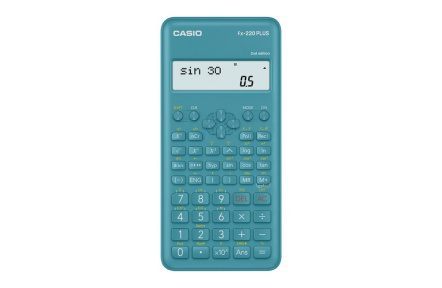 Casio Kalkulačka FX 220 PLUS 2E , modrá, školní