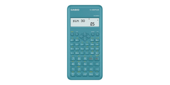 Casio Kalkulačka FX 220 PLUS 2E , modrá, školní