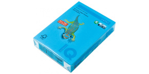 Barevný papír IQ COLORS AB48 A4 160g azurová 250listů