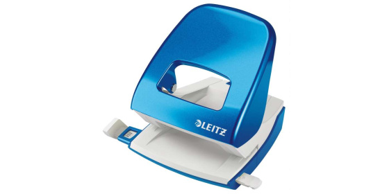 Děrovač Leitz New NeXXt WOW 5008 metalicky modrý , děrovačka