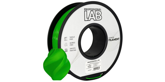 Professional Lab Filament PLA zelená 1.75mm 1kg