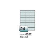 Etikety samolepící 70x37mm 100archů