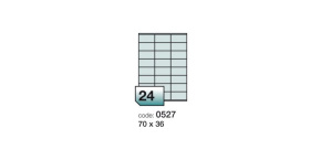 Etikety samolepící 70x37mm 100archů