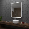 Koupelnové zrcadlo s LED podsvícením 60x100 cm OSAKA