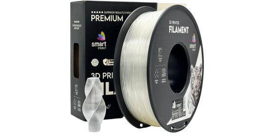 Smart Print Filament PLA transparentní 1.75mm 1kg