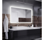 Koupelnové zrcadlo s LED podsvícením 190x100cm BOSTON