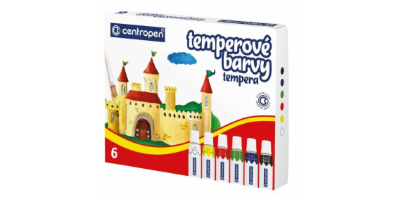 Temperové barvy Centropen 9550 6x12ml