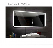 Koupelnové zrcadlo s LED podsvícením 70x90 cm MADRID